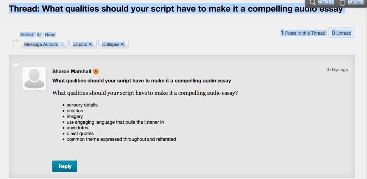 scriptqualitiesaudioessay